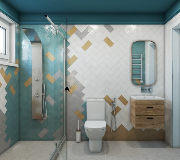 Дизайнерский ремонт ванной комнаты